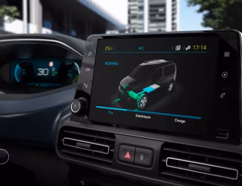 Interior Peugeot e-Rifter GT [Worldwide] '2021–23
