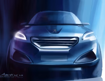 Esboço (sketch) Peugeot HR1 Concept '10.2010