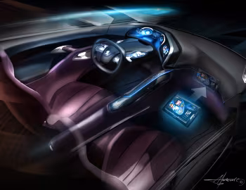 Esboço (sketch) Peugeot HR1 Concept '10.2010