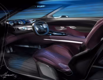 Esboço (sketch) Peugeot HR1 Concept '10.2010