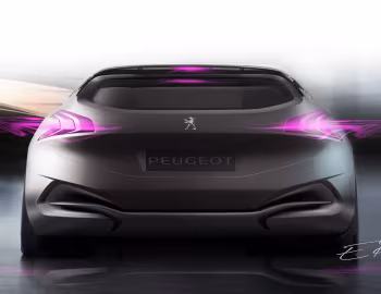 Esboço (sketch) Peugeot HX1 Concept '08.2011