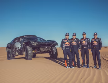 Sebastien Loeb, Daniel Elena, Carlos Sainz, Lucas Cruz, Peugeot 2008 DKR16