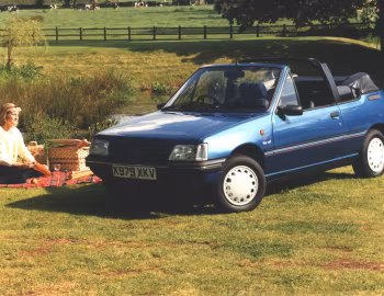 Peugeot 205 СJ Cabrio [UK-spec] '1990–94