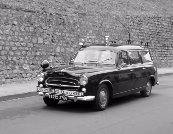 Peugeot 403 Familiale Gendarmerie Police de la Route '1956–62