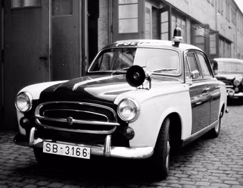 Peugeot 403 Polizei