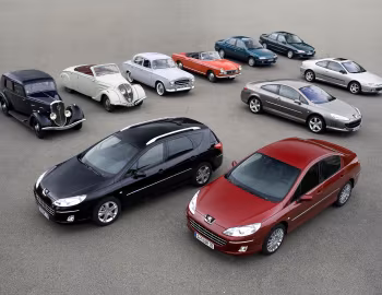Peugeot 401, Peugeot 407 SW, Peugeot 402L Eclipse, Peugeot 403, Peugeot 404 Cabriolet, Peugeot 407, Peugeot 405 Sedan, Peugeot 407 Coupé, Peugeot 406 Sedan, Peugeot 406 Coupé