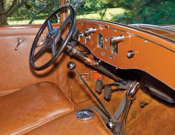 Intérieur 1929 Pierce-Arrow Model 126 Convertible Coupe