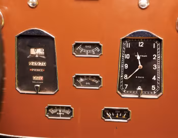 Tableau de bord 1929 Pierce-Arrow Model 126 Convertible Coupe
