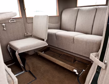 Interior 1920 Pierce-Arrow Model 32 Sedan