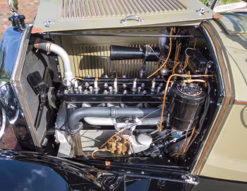 Under the hood 1927 Pierce-Arrow Model 80 4-passenger Touring