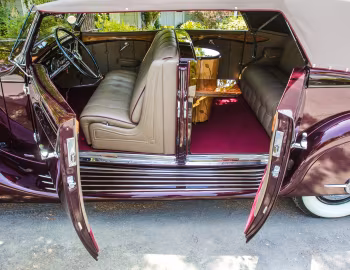 Interior 1938 Pierce-Arrow Twelve Convertible Phaeton by Bohman & Schwartz