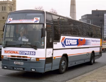 Scania K93CRB Plaxton Paramount III 3500 demonstrator [UK-spec] (C49F) '03.1992