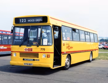 Scania K93CRB Plaxton Derwent [UK-spec] (B57F) '04.1989–03.1990
