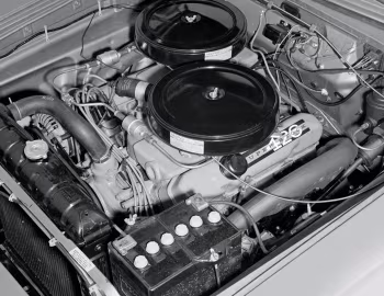 Bajo el capó 1963 Plymouth Belvedere 426/425 HP ''Max Wedge Stage II'' Hardtop Coupe (TP2-M 322)