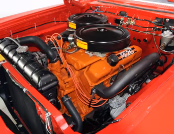Bajo el capó 1964 Plymouth Belvedere "Max Wedge" Hardtop Coupe (VP2-M 322)