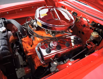 Bajo el capó 1964 Plymouth Belvedere "Max Wedge" Hardtop Coupe (VP2-M 322)