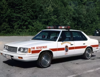 1988 Plymouth Caravelle Sedan Fire Chief's Car '1987–88