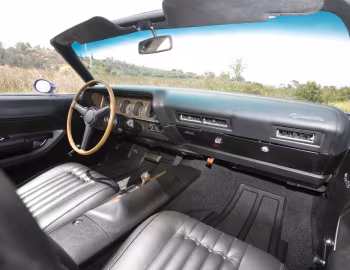 Interior 1970 Plymouth 'Cuda 440 Convertible (BS27)