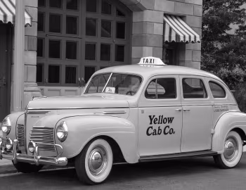 1940 Plymouth DeLuxe 4-door Sedan Taxi (200)