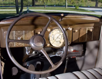 Panel frontal 1936 Plymouth DeLuxe Model P2 Touring Sedan (805) '09.1935–08.1936