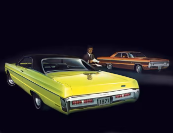 1971 Plymouth Fury III 2-door Formal Hardtop & Fury III 4-door Sedan