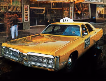 1972 Plymouth Fury I Sedan Taxi