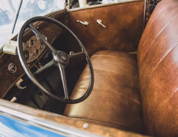 Interior 1933 Plymouth Model PC Rumble Seat Convertible Coupe (845CC)