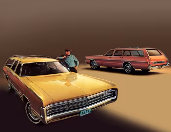 1971 Plymouth Fury Sport Suburban & Fury Custom Suburban
