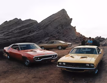 Plymouth Duster 340, Plymouth Road Runner 383, Plymouth Barracuda