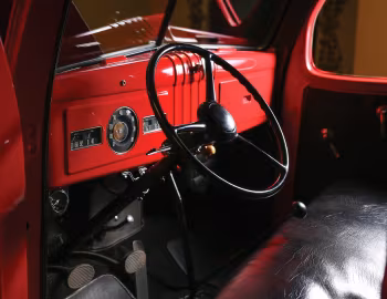 Interior 1940 Plymouth PT 105 Pickup