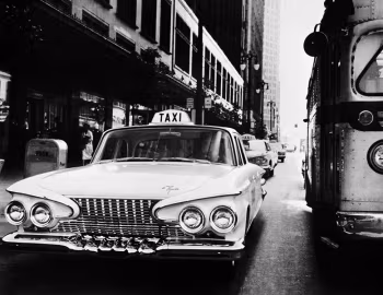 1961 Plymouth Savoy Sedan Taxi (RP1-L 41)