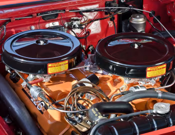 Bajo el capó 1963 Plymouth Savoy 426/415 HP ''Max Wedge Stage II'' 2-door Sedan (311)