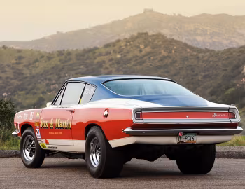 Sox & Martin Supercars Plymouth Barracuda Hemi BO29 Race Car '1968