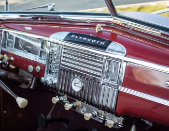 Interior 1948 Plymouth Special DeLuxe Convertible (P15C)