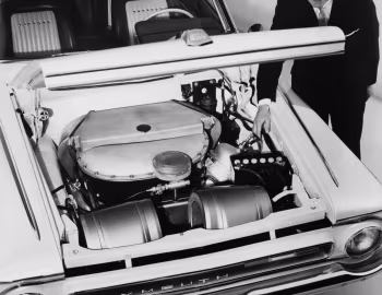 Bajo el capó Plymouth Turbo Fury Concept '1962