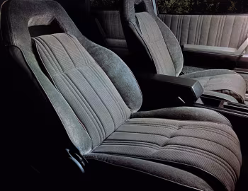 Interior 1982 Pontiac 6000 Coupe (2A F27)
