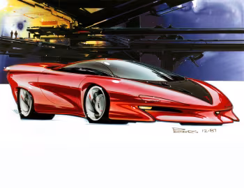 Boceto Pontiac Banshee Concept '1988