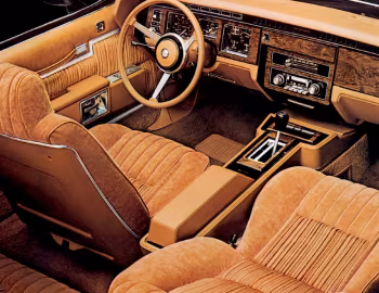 Interior 1980 Pontiac Bonneville Brougham Coupe (Q37)