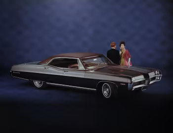 1967 Pontiac Bonneville Brougham 4-door Hardtop (26239) '1966–67