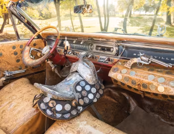 Interior 1963 Pontiac Bonneville Convertible by Nudie Cohn (2867)