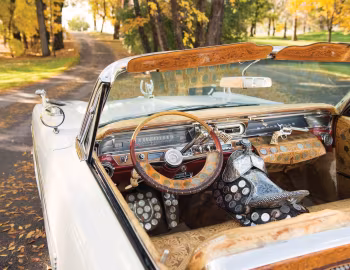 Panel frontal 1963 Pontiac Bonneville Convertible by Nudie Cohn (2867)