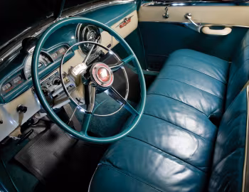 Interior 1951 Pontiac Chieftain DeLuxe Eight Catalina Hardtop Coupe (2537D)