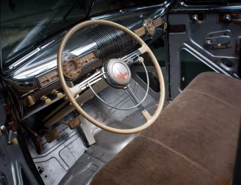 Panel frontal 1940 Pontiac DeLuxe Six Transparent Display Car '1939