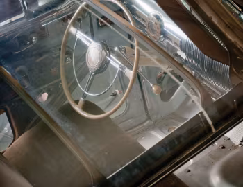 Interior 1940 Pontiac DeLuxe Six Transparent Display Car '1939