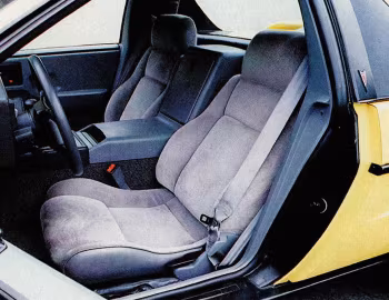 Interior 1988 Pontiac Fiero Formula (PE1) '1987–88