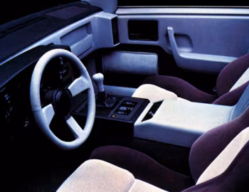 Interior 1985 Pontiac Fiero SE (PF37) '1984–85