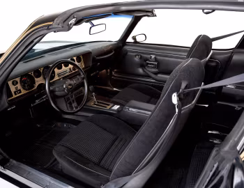 Interior 1980 Pontiac Firebird Trans Am Turbo Black & Gold Special Edition (2F W87)