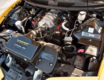 Bajo el capó 1998 Pontiac Firebird 455 Ram Air WS6 GMMG Formula Edition Coupe