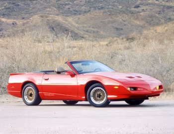 1991–92 Pontiac Firebird Trans Am Convertible (2F FW3) '1990–92