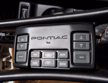 Interior 1989 Pontiac Firebird Trans Am Turbo (2F FW2)